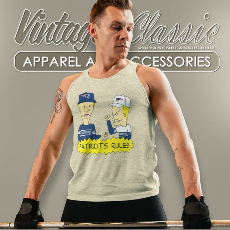 Beavis And Butt Head New England Patriots Rules Tank Top Racerback Beavis And Butt Head New England Patriots Rules Tank Top Racerback