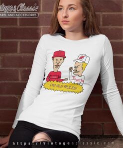 Beavis And Butt Head New Jersey Devils Rules Shirt 2 Beavis And Butt Head New Jersey Devils Rules Shirt Long Sleeve Tee