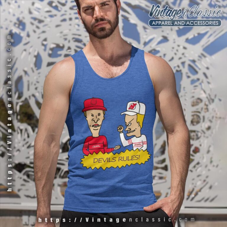 Beavis And Butt Head New Jersey Devils Rules Shirt Tank Top Racerback Beavis And Butt Head New Jersey Devils Rules Shirt Tank Top Racerback