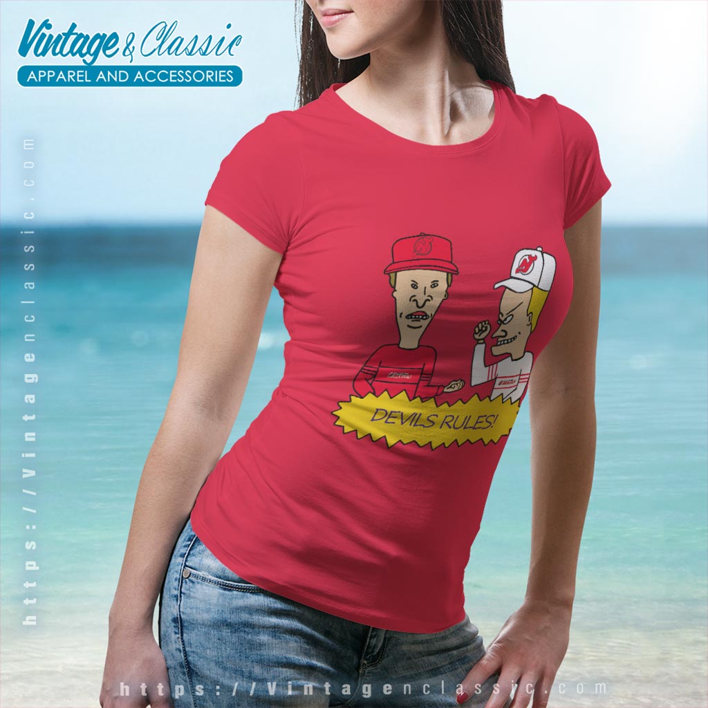 Beavis And Butt Head New Jersey Devils Rules Shirt Beavis And Butt Head New Jersey Devils Rules Shirt