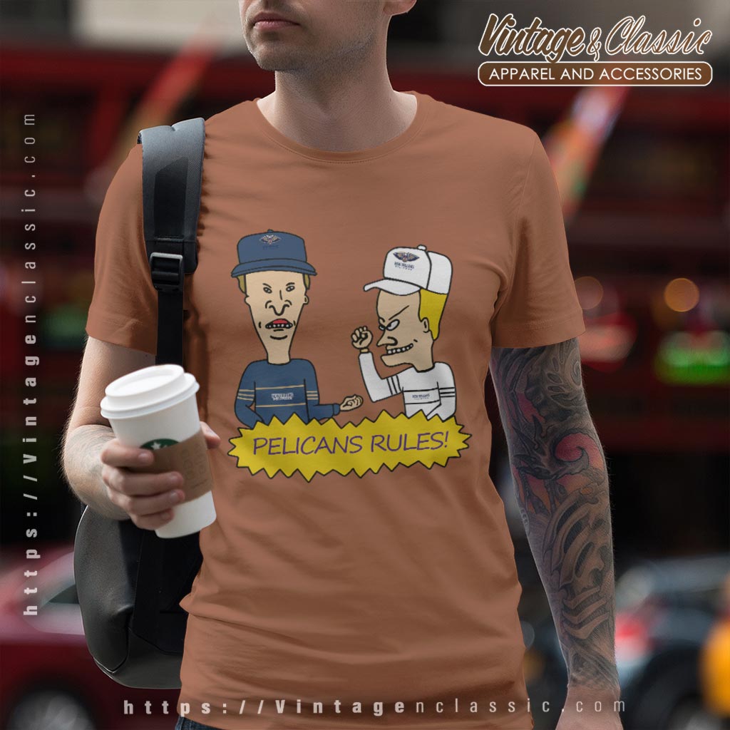 Beavis And Butt Head New Orleans Pelicans Rules Shirt Beavis And Butt Head New Orleans Pelicans Rules Shirt