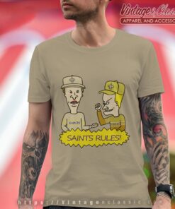 Beavis And Butt Head New Orleans Saints Shirt T shirt