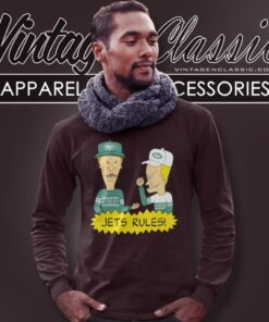 Beavis And Butt Head New York Jets Rules Long Sleeve Tee