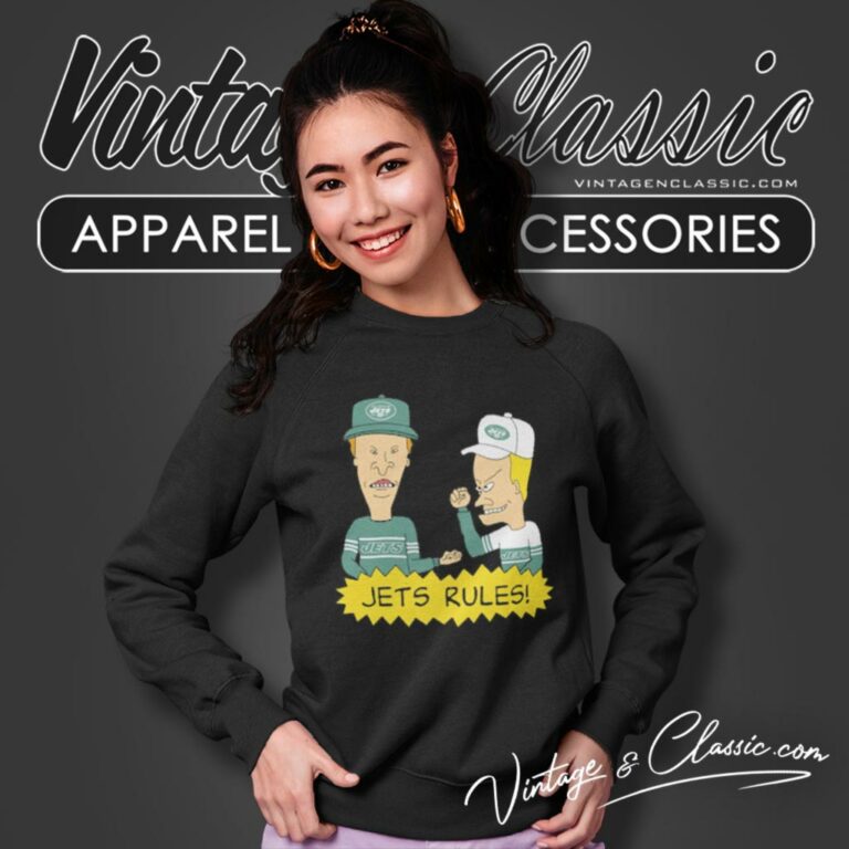 Beavis And Butt Head New York Jets Rules Sweatshirt Beavis And Butt Head New York Jets Rules Sweatshirt