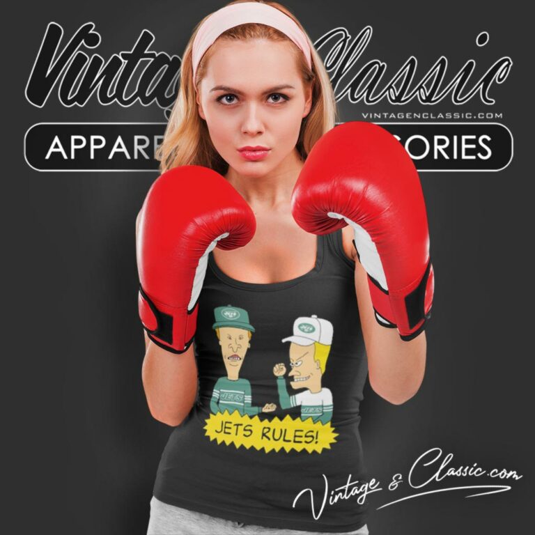 Beavis And Butt Head New York Jets Rules Tank Top Racerback Beavis And Butt Head New York Jets Rules Tank Top Racerback