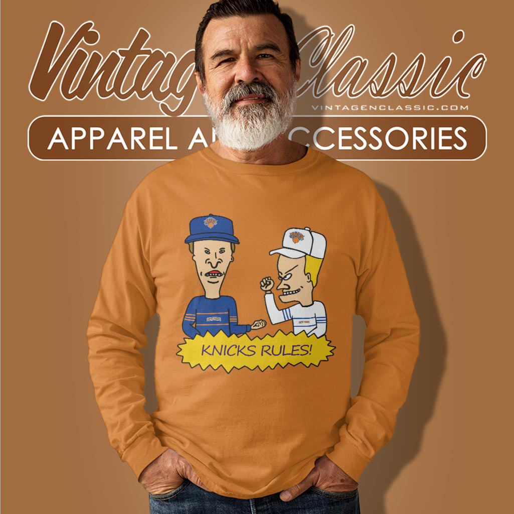 Beavis And Butt Head New York Knicks Rules Shirt Beavis And Butt Head New York Knicks Rules Shirt