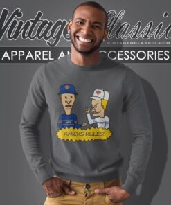 Beavis And Butt Head New York Knicks Rules Shirt 2 Beavis And Butt Head New York Knicks Rules Shirt Sweatshirt