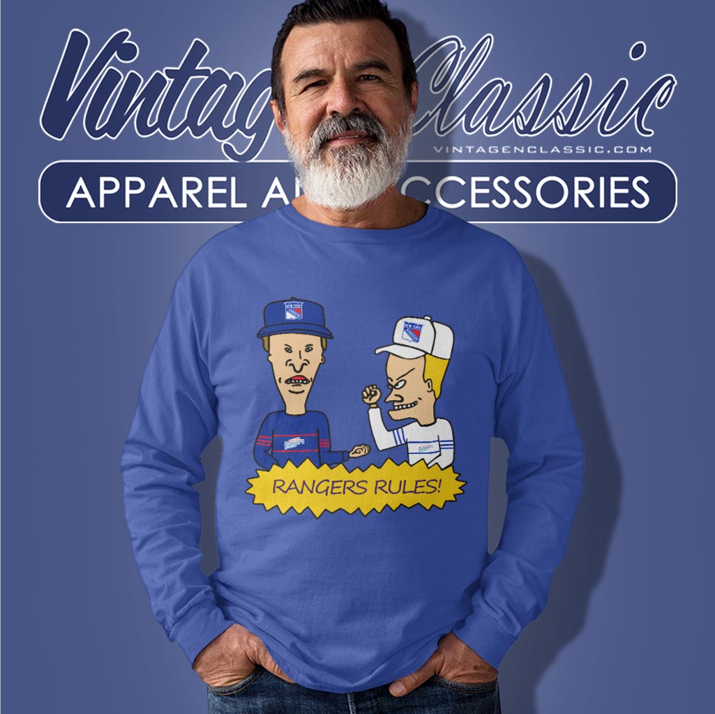 Beavis And Butt Head New York Rangers Rules Shirt Beavis And Butt Head New York Rangers Rules Shirt