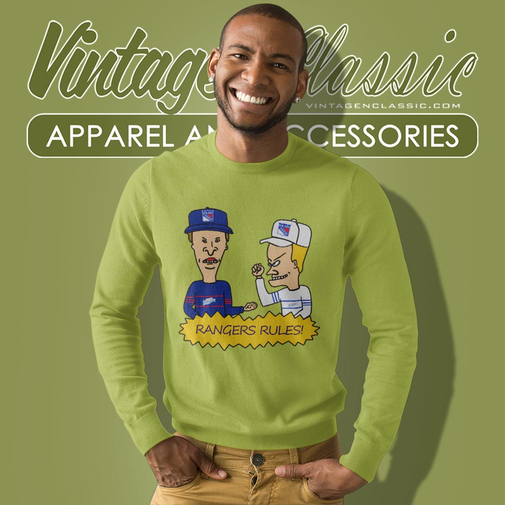 Beavis And Butt Head New York Rangers Rules Shirt Beavis And Butt Head New York Rangers Rules Shirt