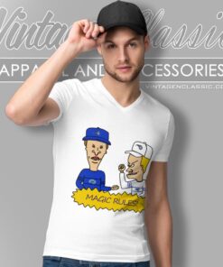 Beavis And Butt Head Orlando Magic Rules Shirt 5 Beavis And Butt Head Orlando Magic Rules Shirt V Neck TShirt