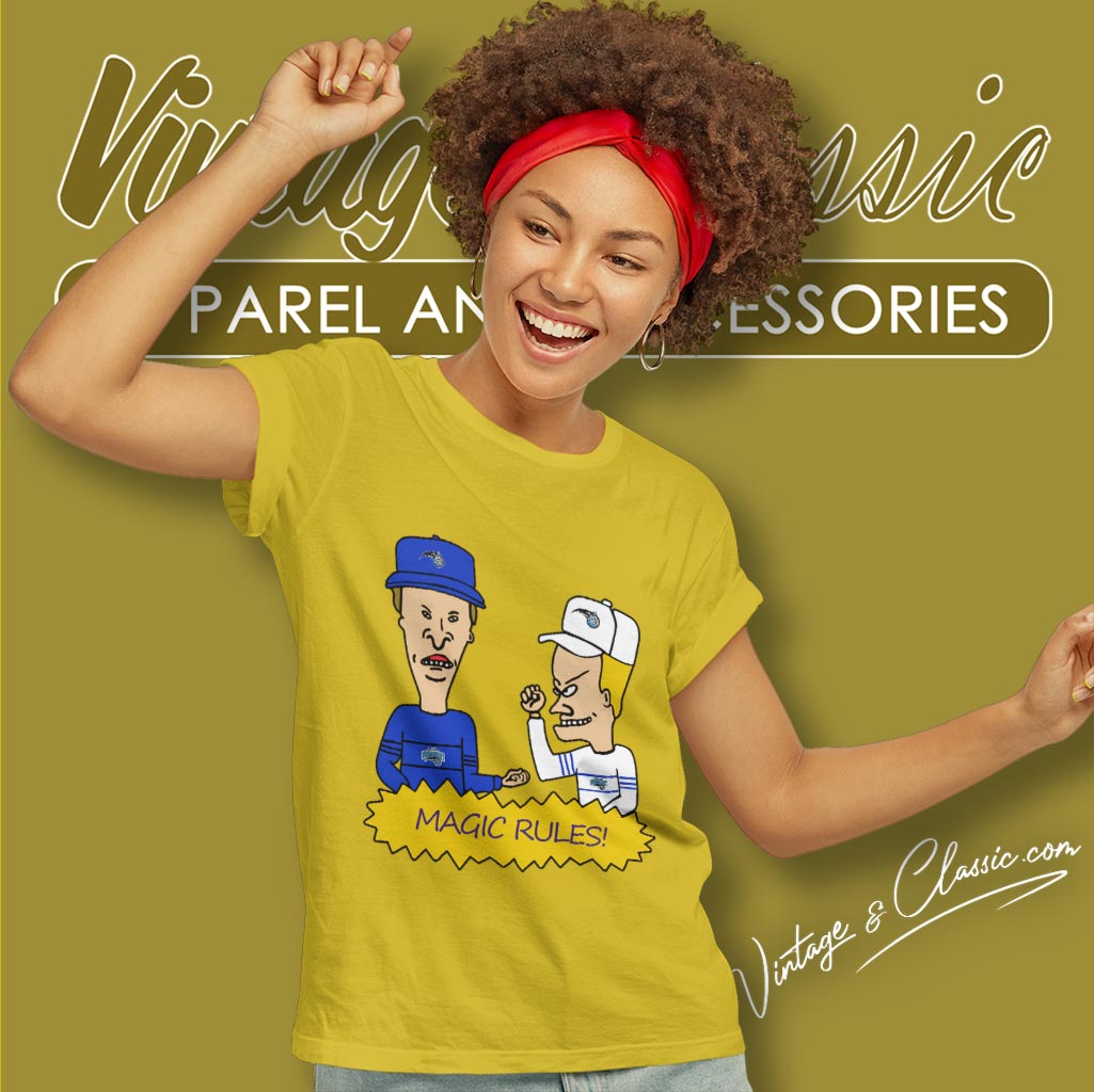 Beavis And Butt Head Orlando Magic Rules Shirt Beavis And Butt Head Orlando Magic Rules Shirt