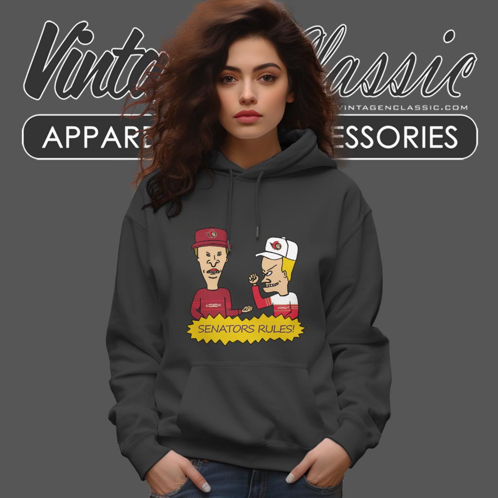 Beavis And Butt Head Ottawa Senators Rules Shirt Beavis And Butt Head Ottawa Senators Rules Shirt
