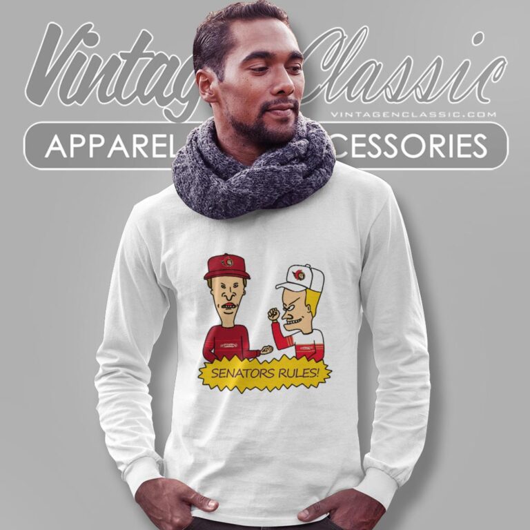 Beavis And Butt Head Ottawa Senators Rules Shirt Long Sleeve Tee Beavis And Butt Head Ottawa Senators Rules Shirt Long Sleeve Tee