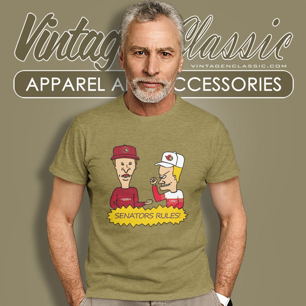 Beavis And Butt Head Ottawa Senators Rules Shirt Beavis And Butt Head Ottawa Senators Rules Shirt