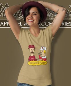 Beavis And Butt Head Ottawa Senators Rules Shirt 5 Beavis And Butt Head Ottawa Senators Rules Shirt V Neck TShirt