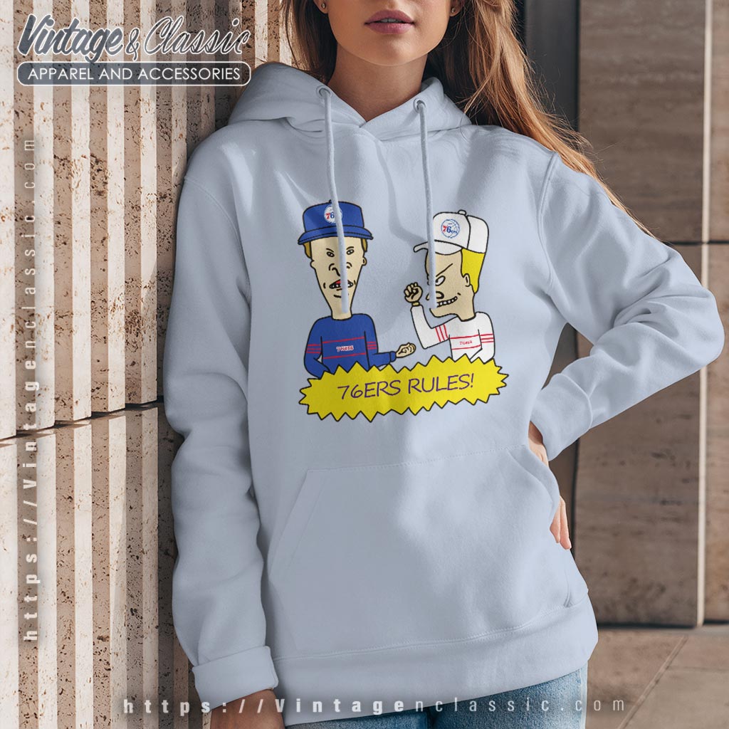 Beavis And Butt Head Philadelphia 76ers Rules Shirt Beavis And Butt Head Philadelphia 76ers Rules Shirt