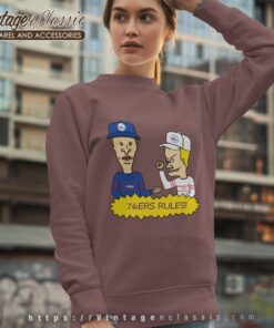 Beavis And Butt Head Philadelphia 76ers Rules Shirt 2 Beavis And Butt Head Philadelphia 76ers Rules Shirt Sweatshirt