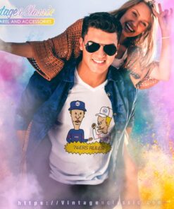 Beavis And Butt Head Philadelphia 76ers Rules Shirt 5 Beavis And Butt Head Philadelphia 76ers Rules Shirt V Neck TShirt