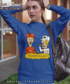 Beavis And Butt Head Philadelphia Flyers Rules Shirt 3 Beavis And Butt Head Philadelphia Flyers Rules Shirt Sweatshirt