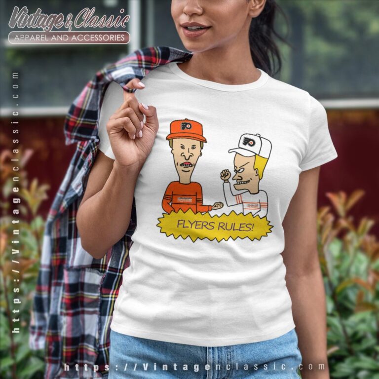 Beavis And Butt Head Philadelphia Flyers Rules Shirt Women T shirt Beavis And Butt Head Philadelphia Flyers Rules Shirt Women T shirt