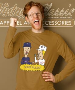 Beavis And Butt Head Phoenix Suns Rules Shirt 1 Beavis And Butt Head Phoenix Suns Rules Shirt Long Sleeve Tee