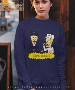 Beavis And Butt Head Phoenix Suns Rules Shirt 2 Beavis And Butt Head Phoenix Suns Rules Shirt Sweatshirt