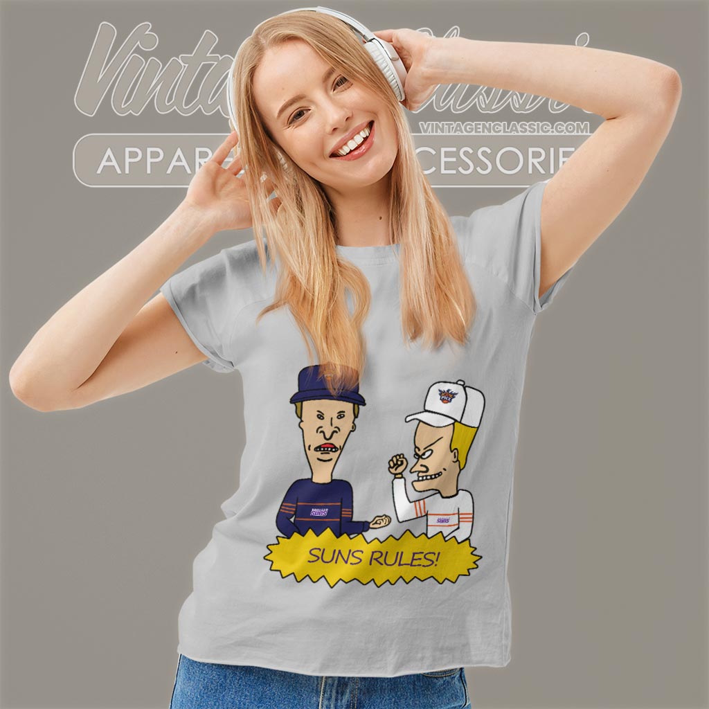 Beavis And Butt Head Phoenix Suns Rules Shirt Beavis And Butt Head Phoenix Suns Rules Shirt
