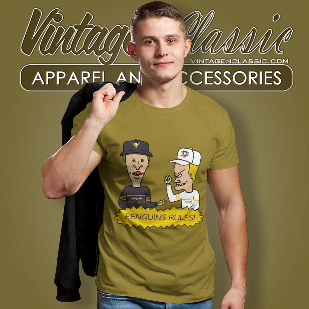 Beavis And Butt Head Pittsburgh Penguins Rules Shirt Beavis And Butt Head Pittsburgh Penguins Rules Shirt