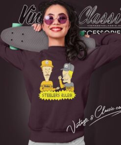 Beavis And Butt Head Pittsburgh Steelers Rules Sweatshirt