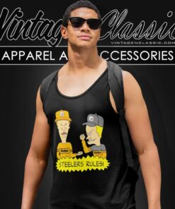 Beavis And Butt Head Pittsburgh Steelers Rules Tank Top Racerback