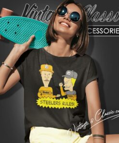 Beavis And Butt Head Pittsburgh Steelers Rules Women T Shirt