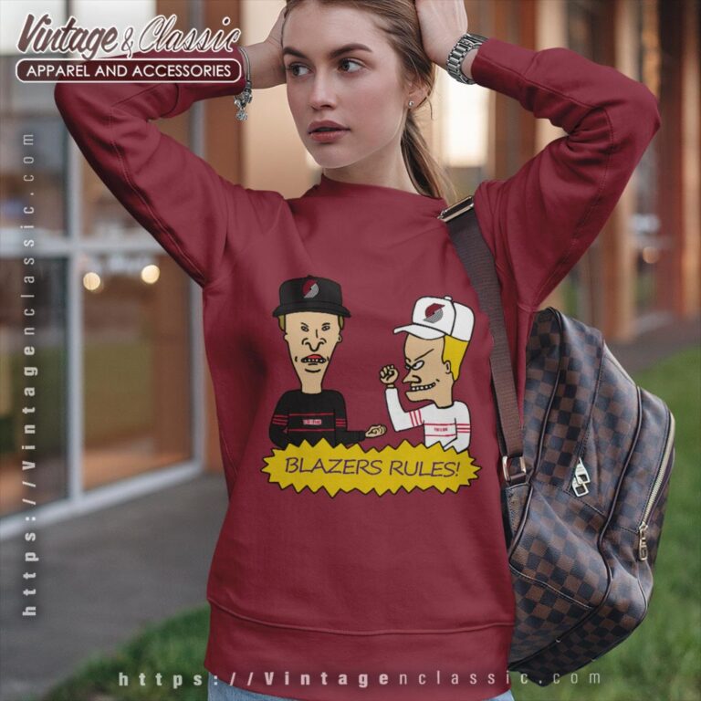 Beavis And Butt Head Portland Trail Blazers Rules Shirt Sweatshirt Beavis And Butt Head Portland Trail Blazers Rules Shirt Sweatshirt