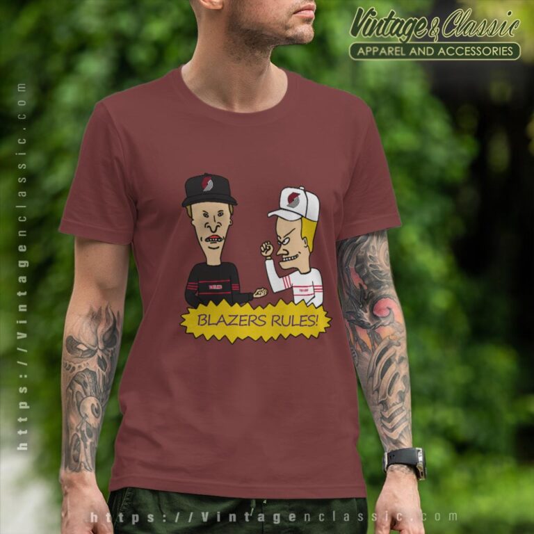 Beavis And Butt Head Portland Trail Blazers Rules Shirt T shirt Beavis And Butt Head Portland Trail Blazers Rules Shirt T shirt