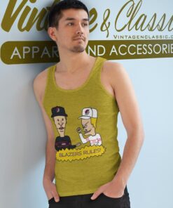 Beavis And Butt Head Portland Trail Blazers Rules Shirt 4 Beavis And Butt Head Portland Trail Blazers Rules Shirt Tank Top Racerback