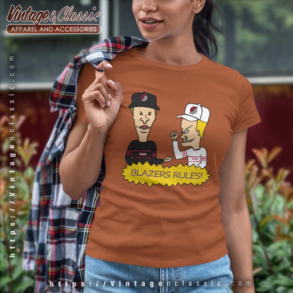 Beavis And Butt Head Portland Trail Blazers Rules Shirt Beavis And Butt Head Portland Trail Blazers Rules Shirt