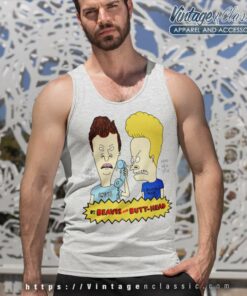 Beavis And Butt Head Prank Call Tank Top Racerback