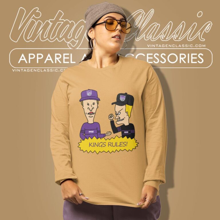 Beavis And Butt Head Sacramento Kings Rules Shirt Long Sleeve Tee Beavis And Butt Head Sacramento Kings Rules Shirt Long Sleeve Tee