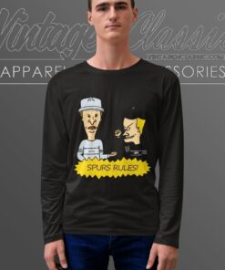Beavis And Butt Head San Antonio Spurs Rules Shirt 2 Beavis And Butt Head San Antonio Spurs Rules Shirt Long Sleeve Tee