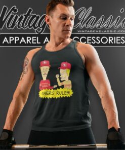Beavis And Butt Head San Francisco 49ers Rules Tank Top Racerback