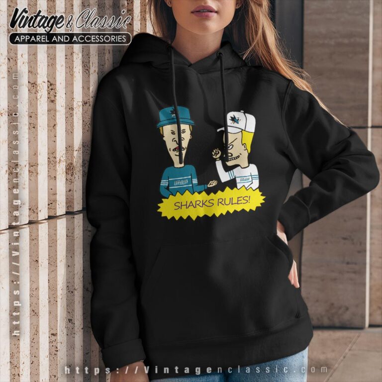 Beavis And Butt Head San Jose Sharks Rules Shirt Hoodie Beavis And Butt Head San Jose Sharks Rules Shirt Hoodie