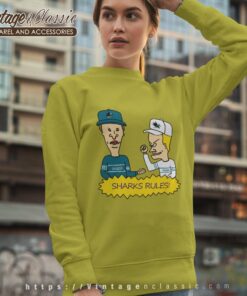 Beavis And Butt Head San Jose Sharks Rules Shirt 2 Beavis And Butt Head San Jose Sharks Rules Shirt Sweatshirt