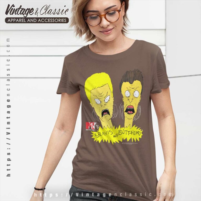Beavis And Butt Head Scared Women TShirt Beavis And Butt Head Scared Women TShirt
