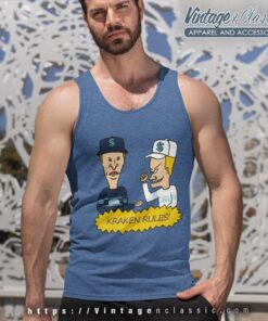 Beavis And Butt Head Seattle Kraken Rules Shirt 3 Beavis And Butt Head Seattle Kraken Rules Shirt Tank Top Racerback