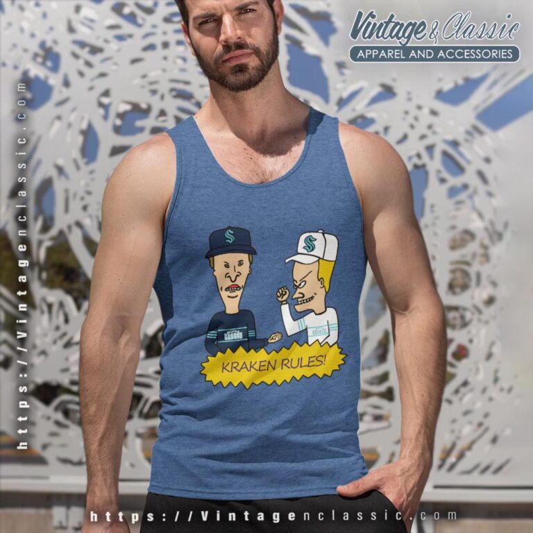 Beavis And Butt Head Seattle Kraken Rules Shirt Tank Top Racerback Beavis And Butt Head Seattle Kraken Rules Shirt Tank Top Racerback
