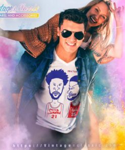 Beavis And Butt Head Shirt Practice Sucks Seventy Sixers 21 Phila 25 V Neck TShirt