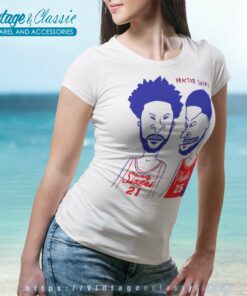 Beavis And Butt Head Shirt Practice Sucks Seventy Sixers 21 Phila 25 Women TShirt