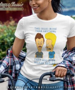 Beavis And Butt Head Shirt This Sucks More Than Anything Women TShirt