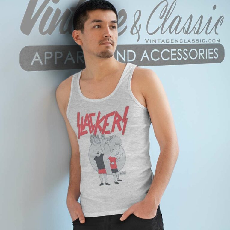 Beavis And Butt Head Slackers Tank Top Racerback Beavis And Butt Head Slackers Tank Top Racerback