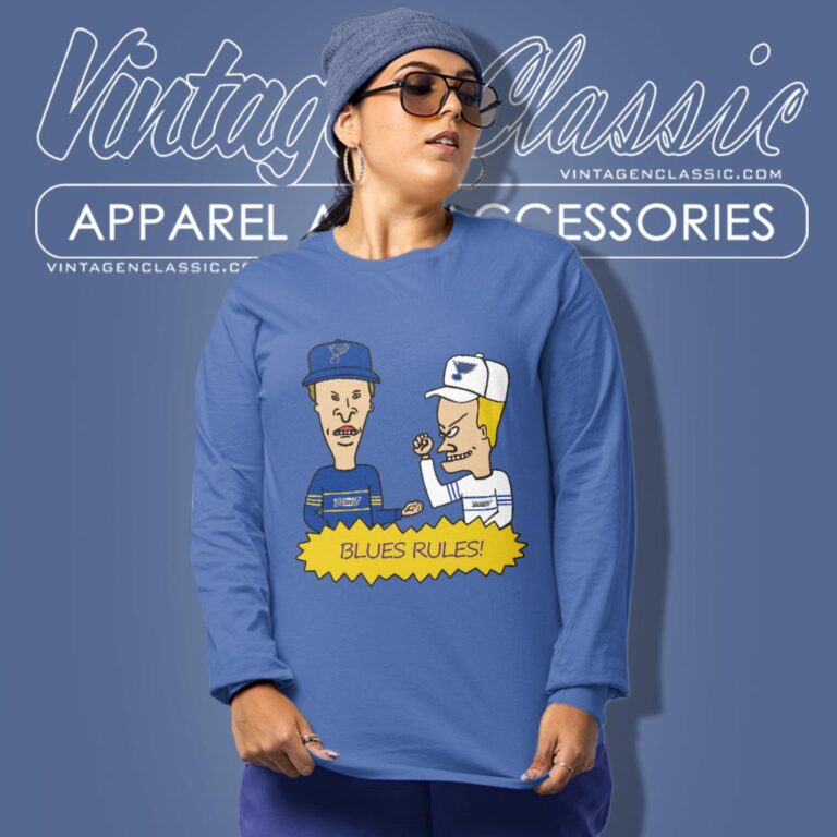 Beavis And Butt Head St Louis Blues Rules Shirt Long Sleeve Tee Beavis And Butt Head St Louis Blues Rules Shirt Long Sleeve Tee