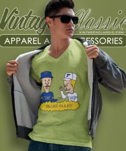 Beavis And Butt Head St Louis Blues Rules Shirt 5 Beavis And Butt Head St Louis Blues Rules Shirt V Neck TShirt
